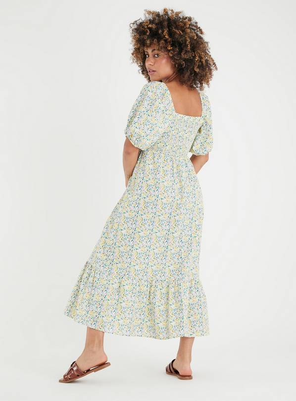 Ditsy cheap dress midi